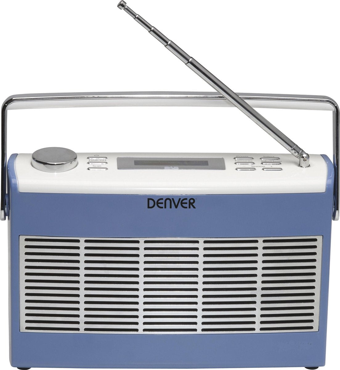 Denver Draagbare Radio Retro Draagbare Radio Retro DAB+ - Blauw