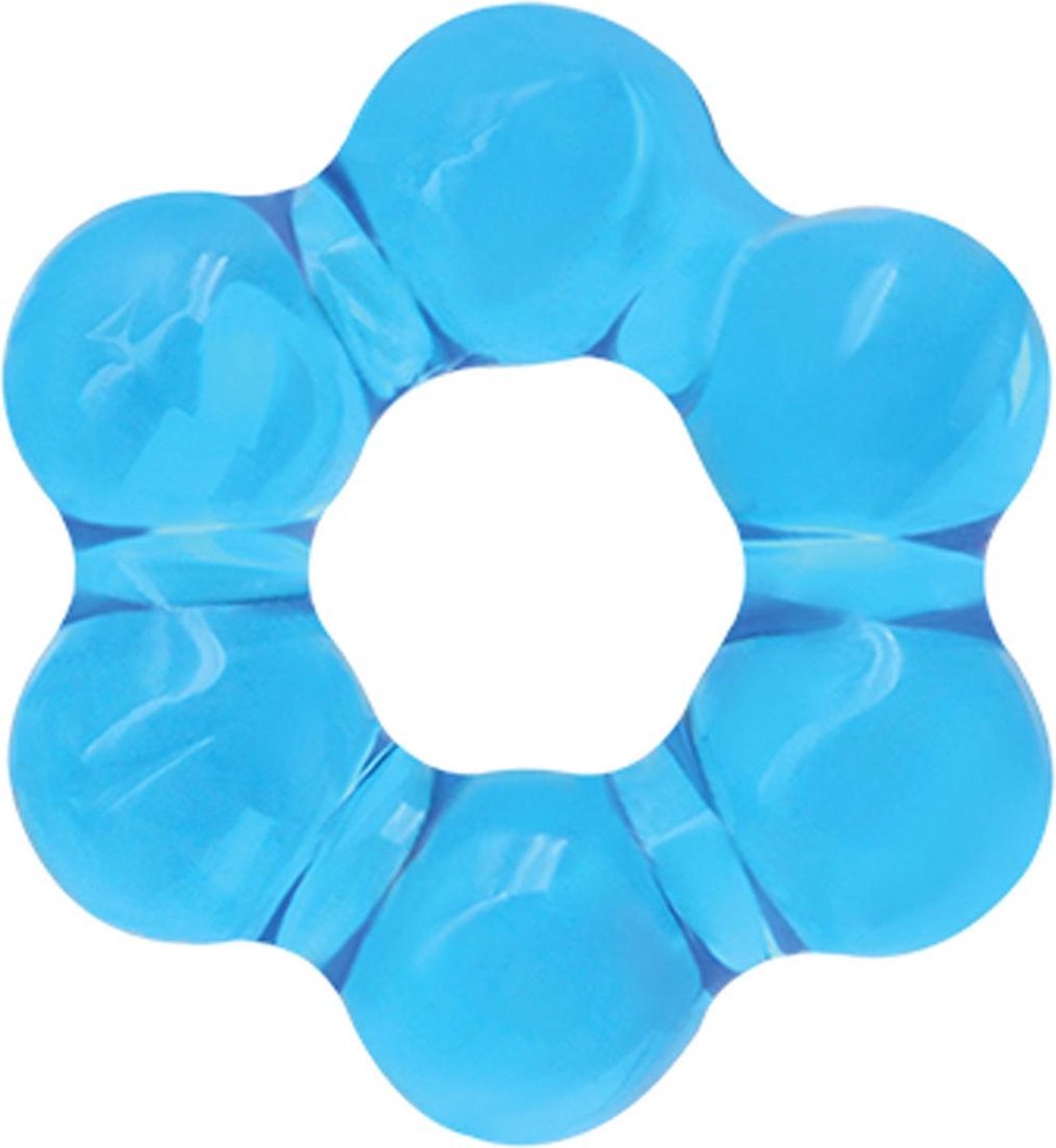 Renegade - penisring met bolletjes - Blauw