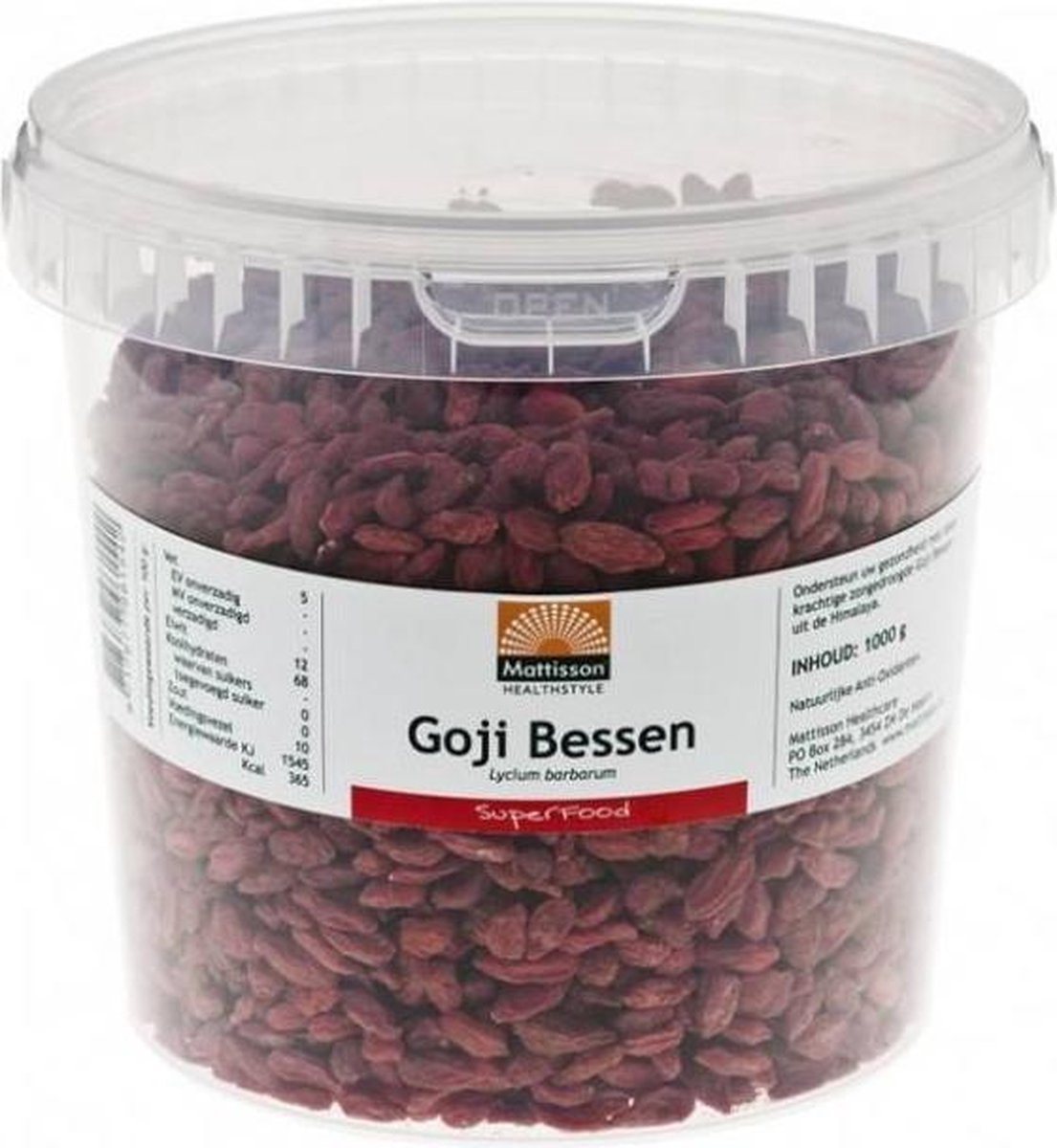 Bessen Goji Gedroogd Pot