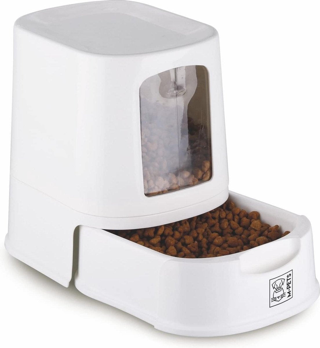 M-pets Voerautomaat Lena 21 X 18 Cm 3 Liter Wit