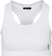 LXURY Dames Cool Crop Top Maat M - Sporttop - Sporttanktop - Wit
