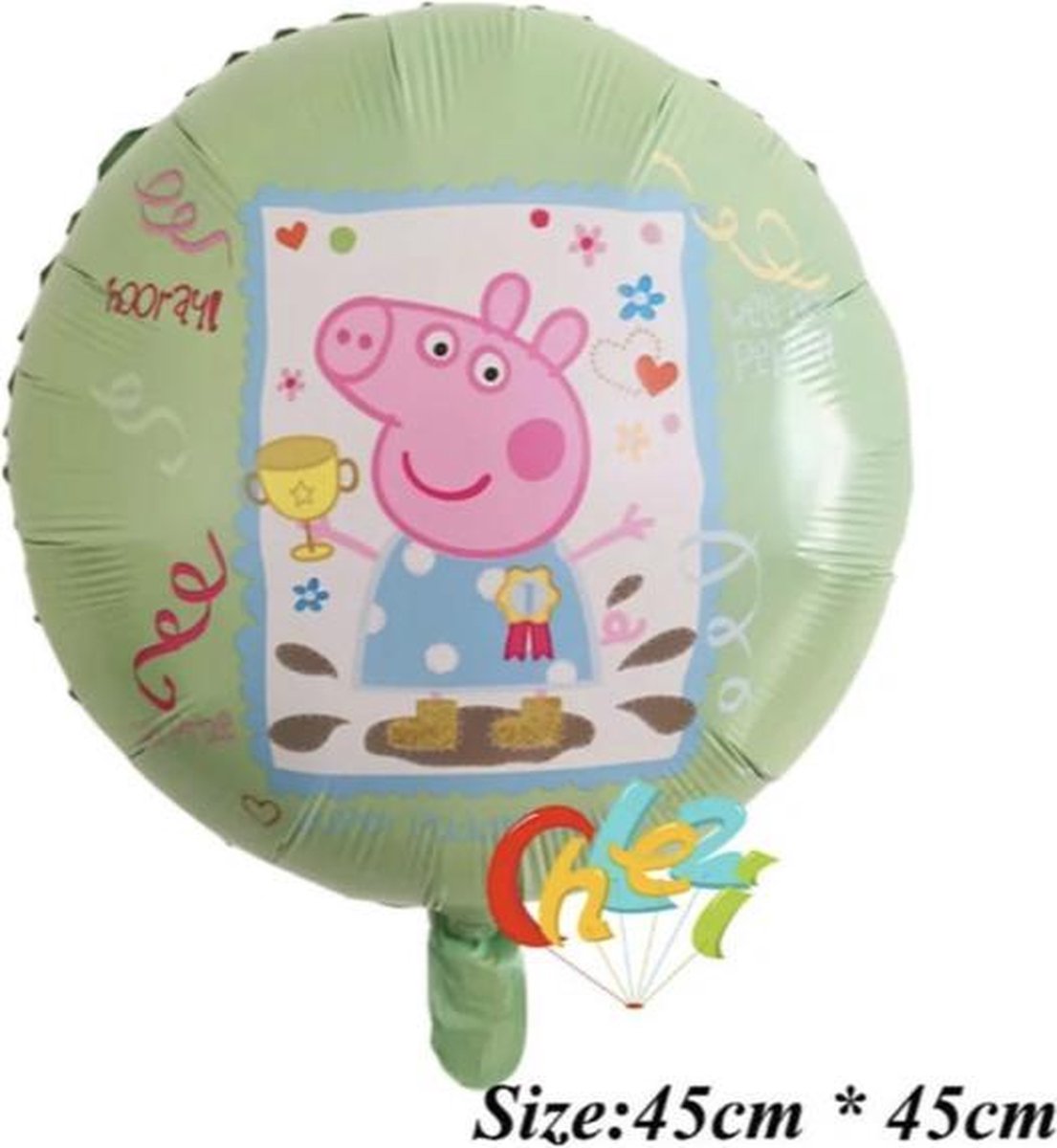 Peppa Pig Groen 18 Inch