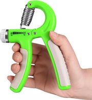 LOUZIR Verstelbare Handtrainer – Verstelbare Handknijper - 10 tot 40 KG – 1 Stuk - Groen/Grijs