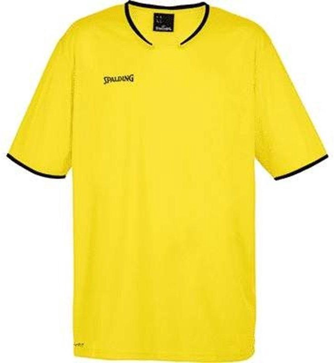 Spalding Move Shooting Shirt - Fluogeel / Zwart | Maat: XL