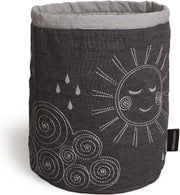 Quilted Basket Antracite Medium Roommate