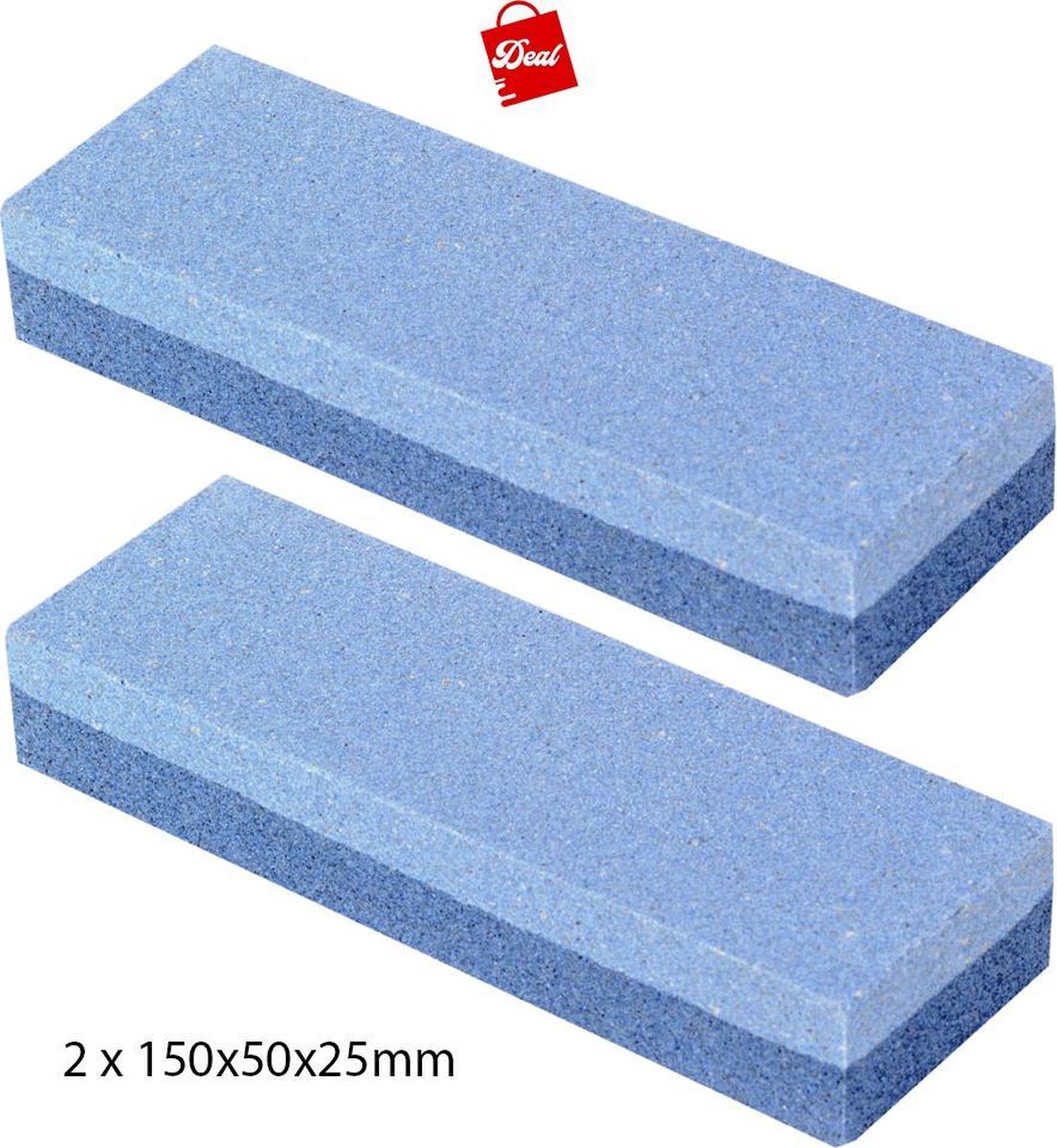 Deal Tools Japanse Slijpsteen Wetsteen Combinatie 2 Staps Korrelsteen | 2 Stuks