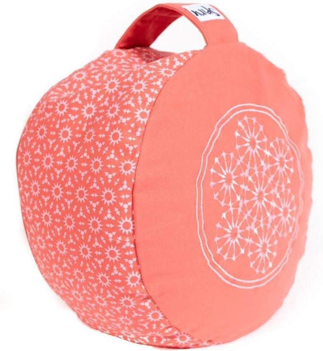 Spiru Meditatiekussen – Zonneprint – Roze