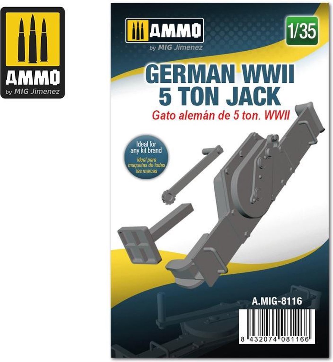Mig - 1/35 German Wwii 5 Ton Jack (3/21) * - modelbouwsets