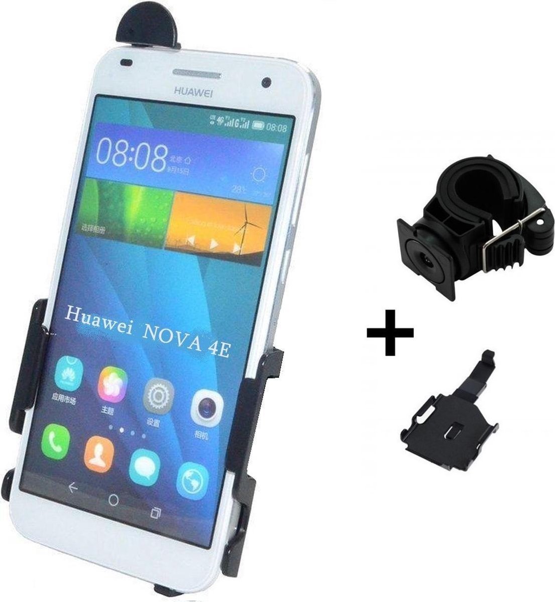 Haicom houder voor Huawei NOVA 4E HI-525 - Fietshouder