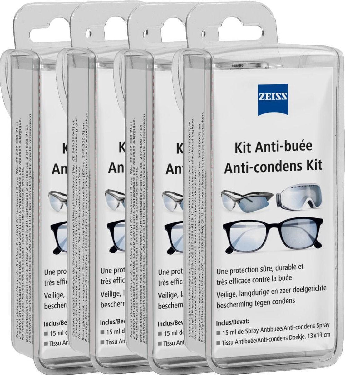 Zeiss Anti-condens kit- 4 pak