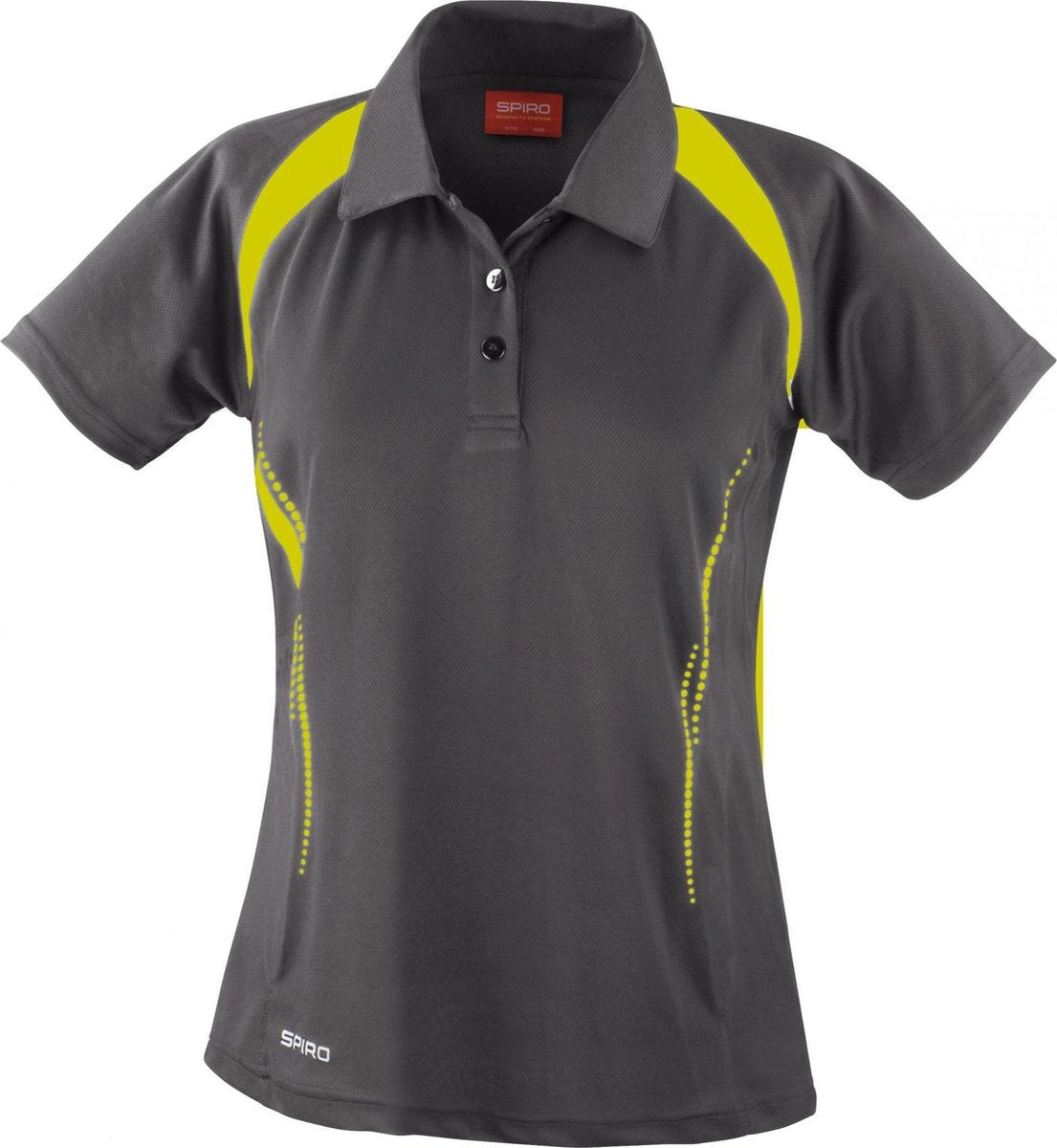 Spiro Dames/dames Sport Team Spirit Performance Polo Shirt (Grijs/Kalk)