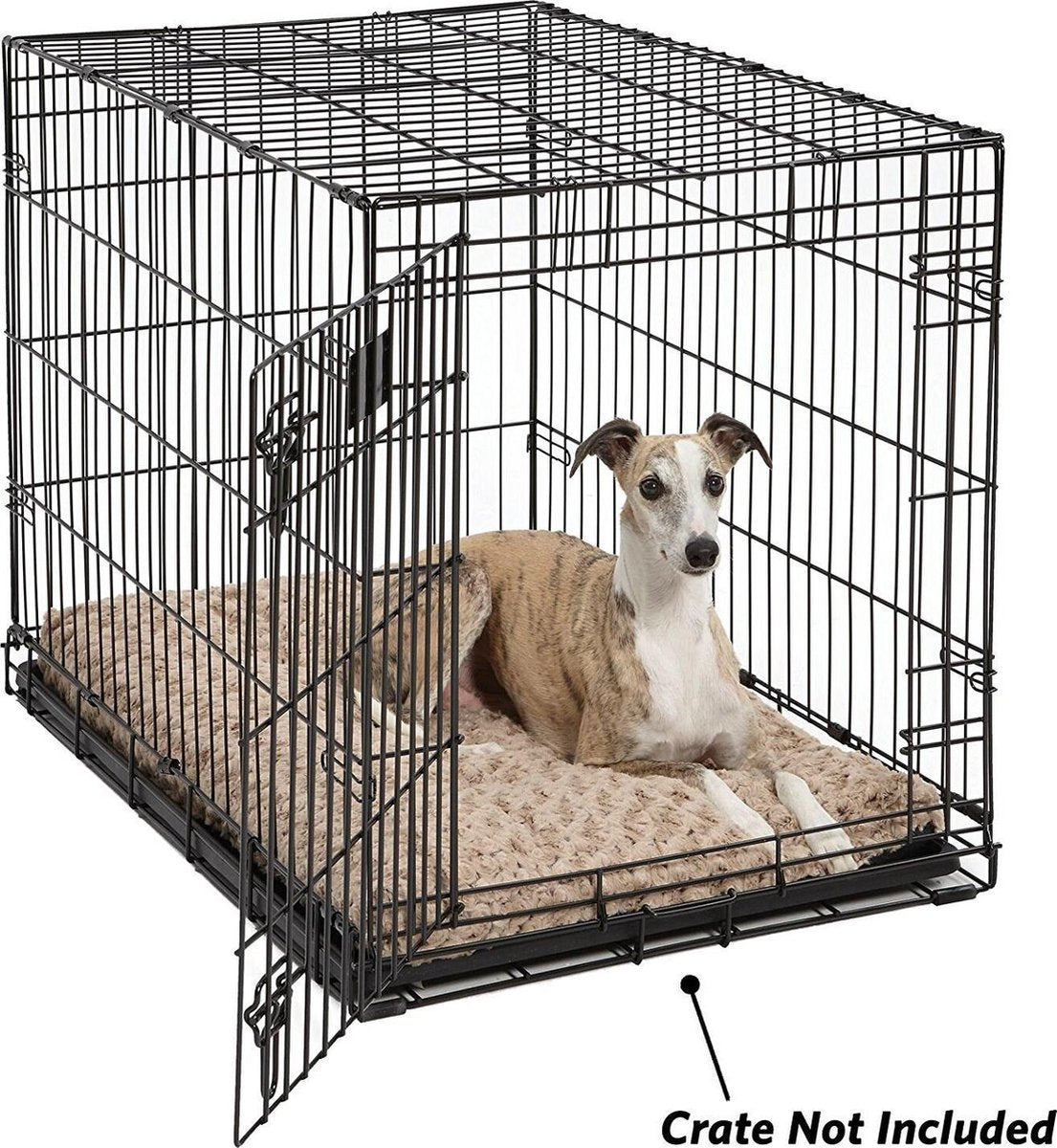 Benchmatras Ombre Mocca Swirl Softkussen Fur Pet Bed 123x76cm