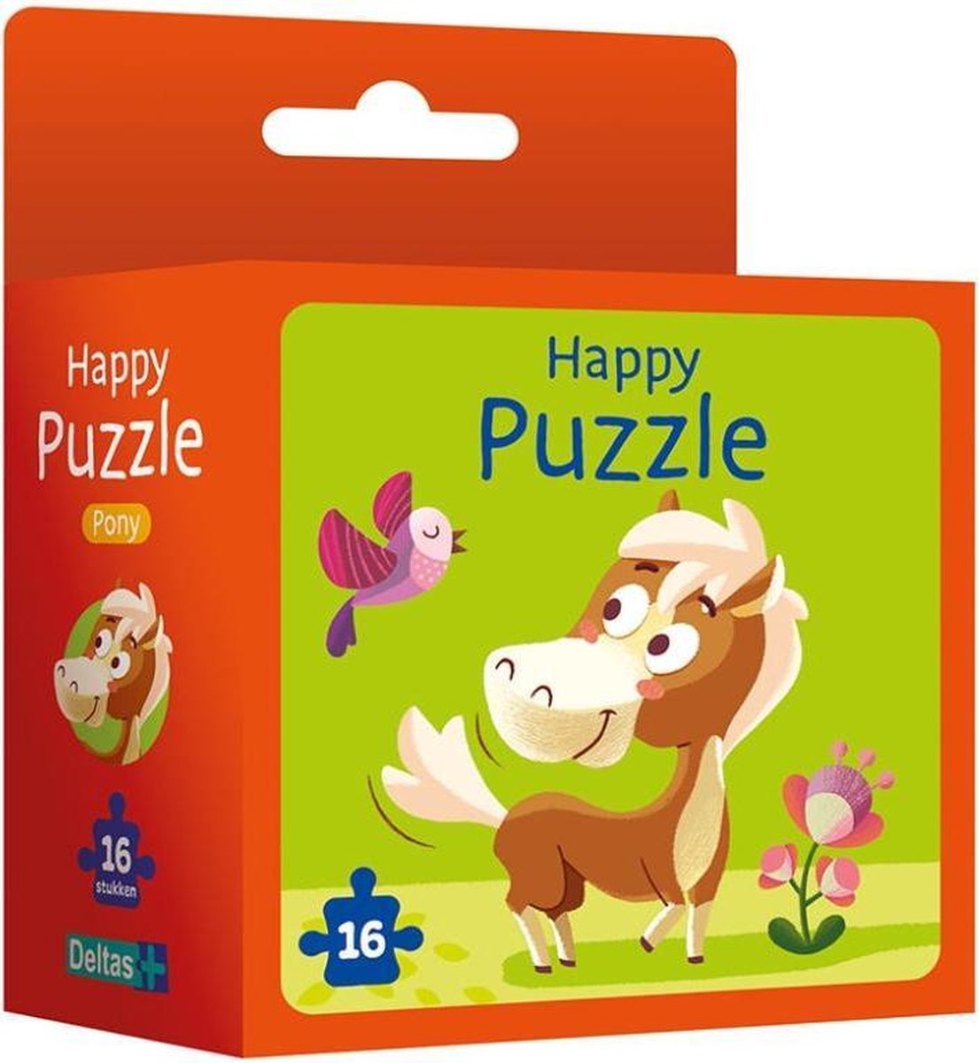 Deltas Happy puzzel Pony - 16 stukjes