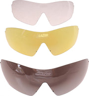 Lazer Lenzenset Fietsbril M1-s (metalen Neusstuk) 3-delig Zwart
