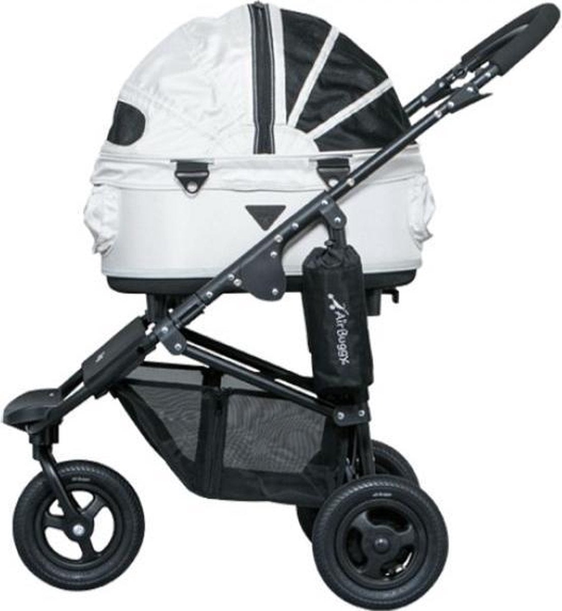 Airbuggy hondenbuggy dome2 sm met rem royal milk 53x31x52 cm / 96x53