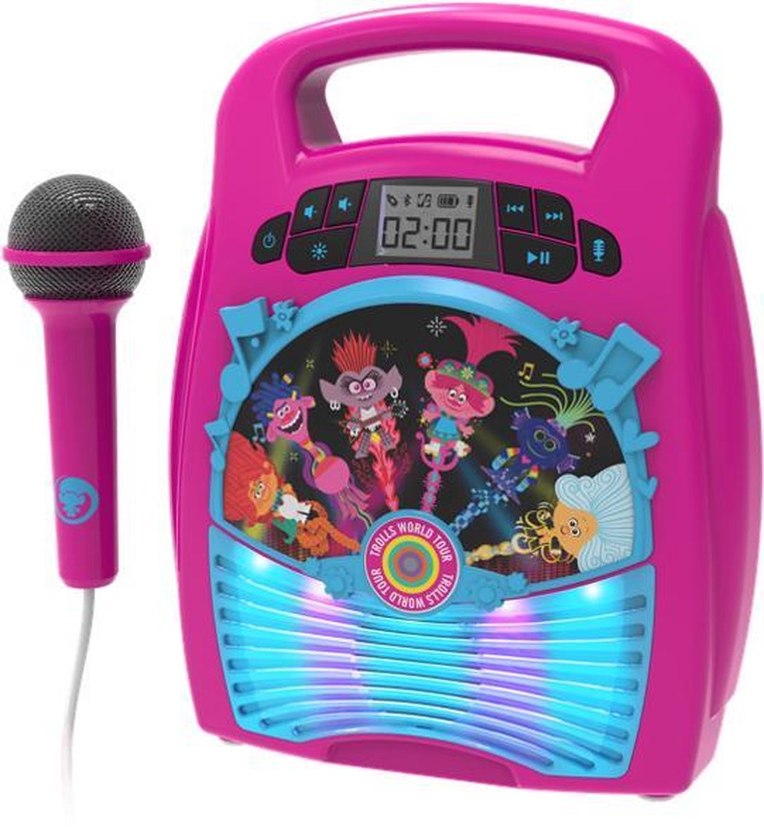 Trolls World Tour MP3 karaoke set - Bluetooth/USB