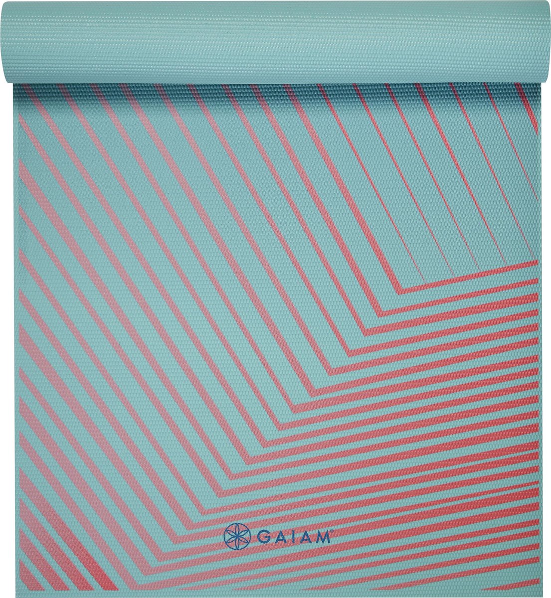 Gaiam Taffy Yoga Mat - Blauw - 173 X 61 X 0.6 Cm