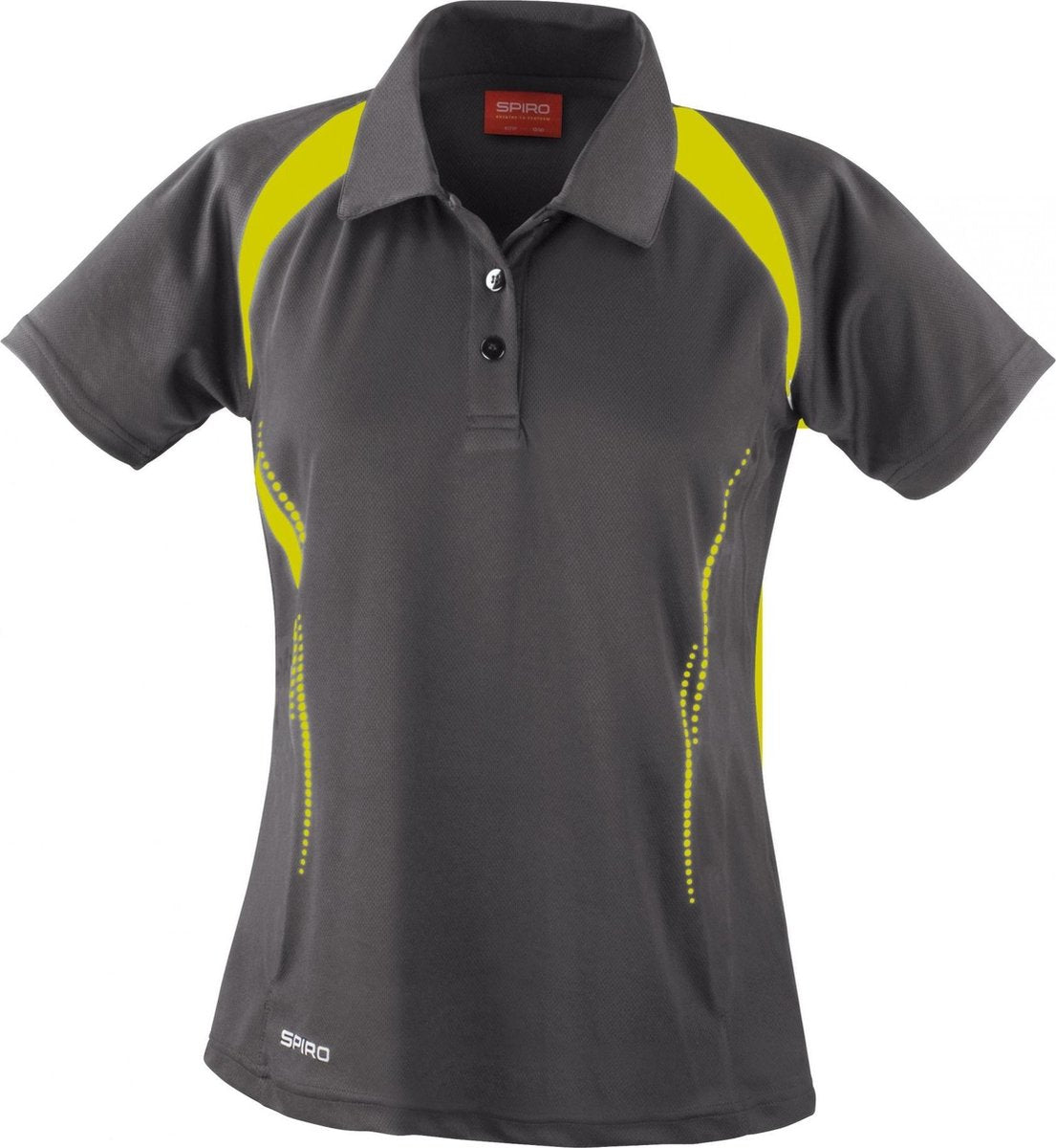 Spiro Dames/dames Sport Team Spirit Performance Polo Shirt (Grijs/Kalk)