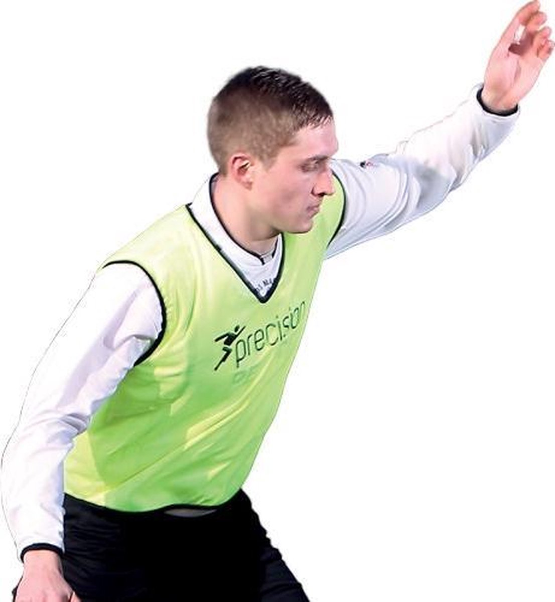 Precision Trainingshesje Mesh Junior Polyester Geel Maat Xs