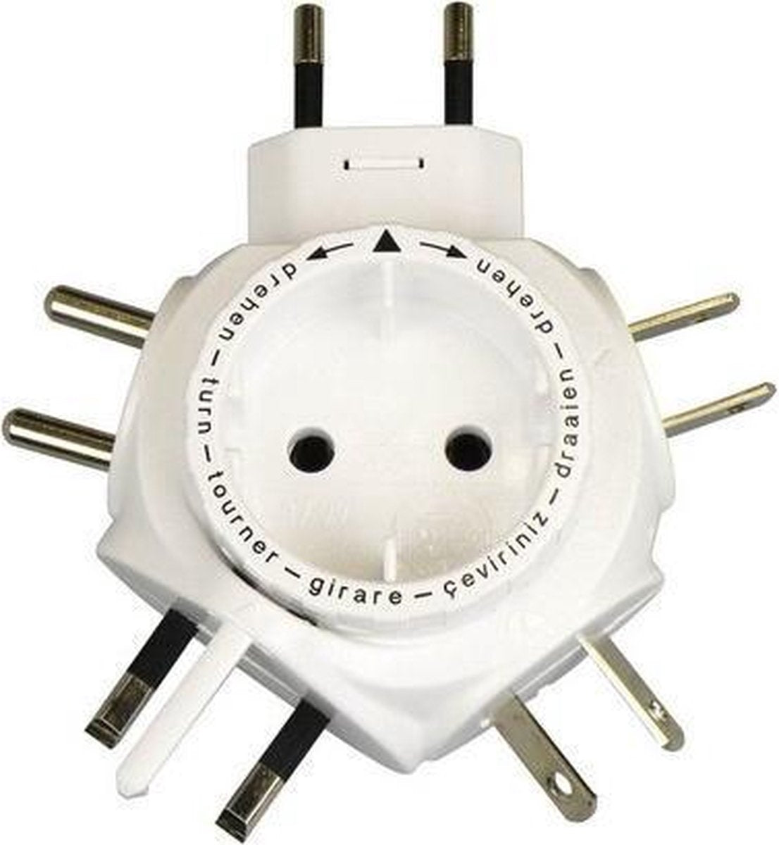 Bellson Stekker Reisstekkerset Travel-star wit 005173