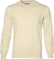 Hensen Pullover - Slim Fit - Beige - 4XL Grote Maten