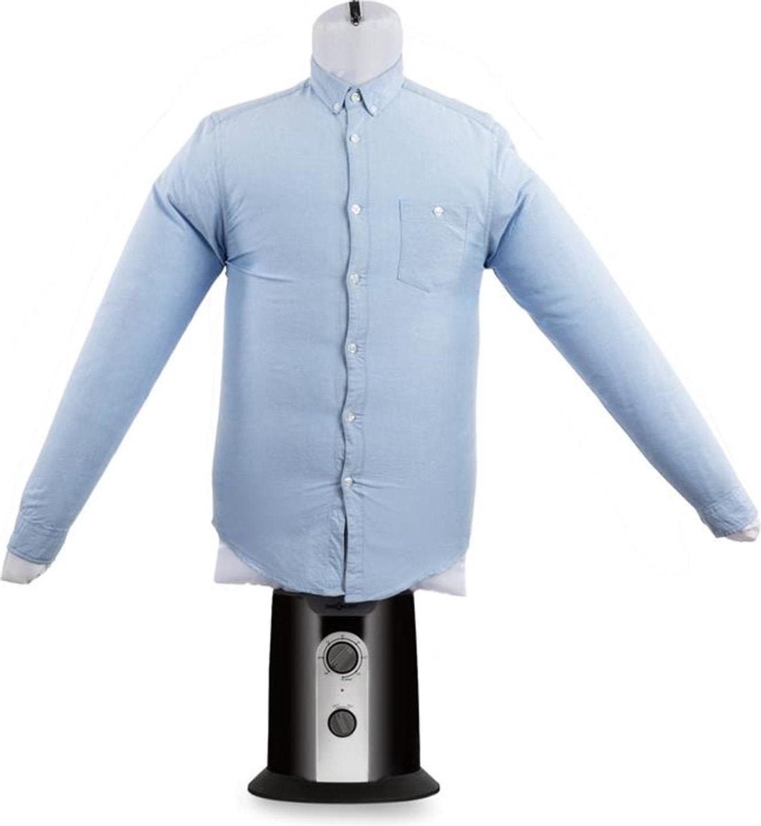 oneConcept ShirtButler 2-in-1 systeem: automatische shirtdroger en shirtstrijker in één  - 850W  -  geschikt voor alle kledingmaten van S tot L - max. 65 °C