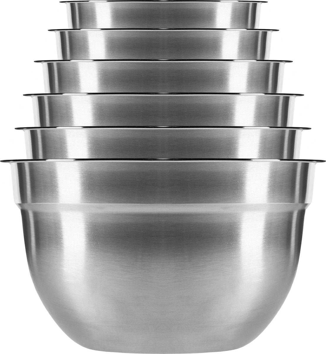 Krumble Mengkommen / Bakgerei / Bakspullen / Beslagkommen / Mengschalen / Mengkommen - Set van 6 inclusief deksel