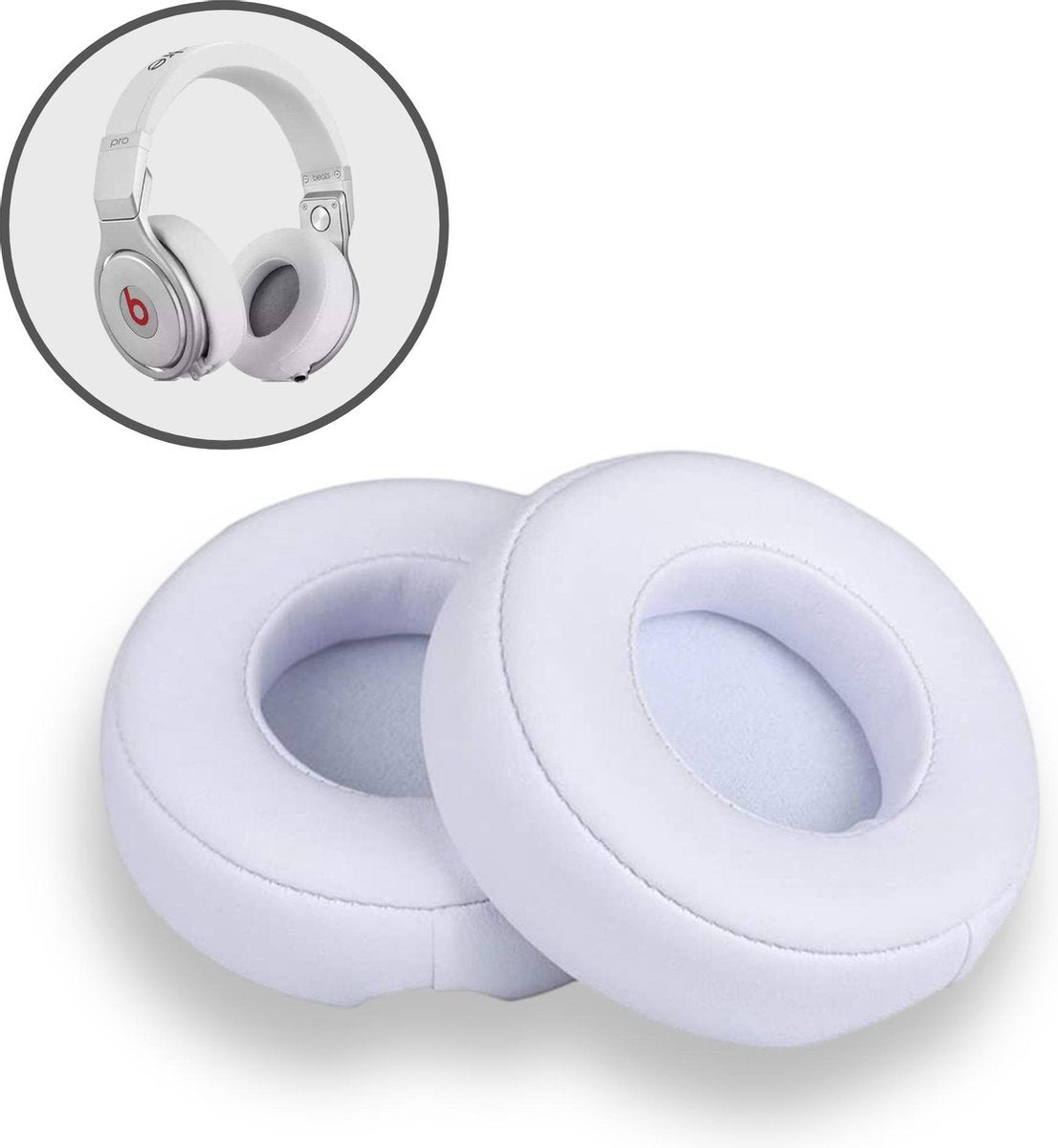 Oorkussens voor Beats By Dr. Dre PRO wireless - Koptelefoon oorkussens voor Beats PRO wit