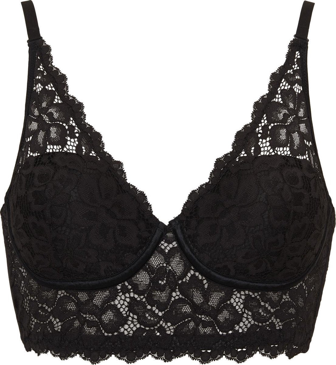 Maidenform Casual Comfort Convertible Bralette Vrouwen Beha - Black - Maat 75C