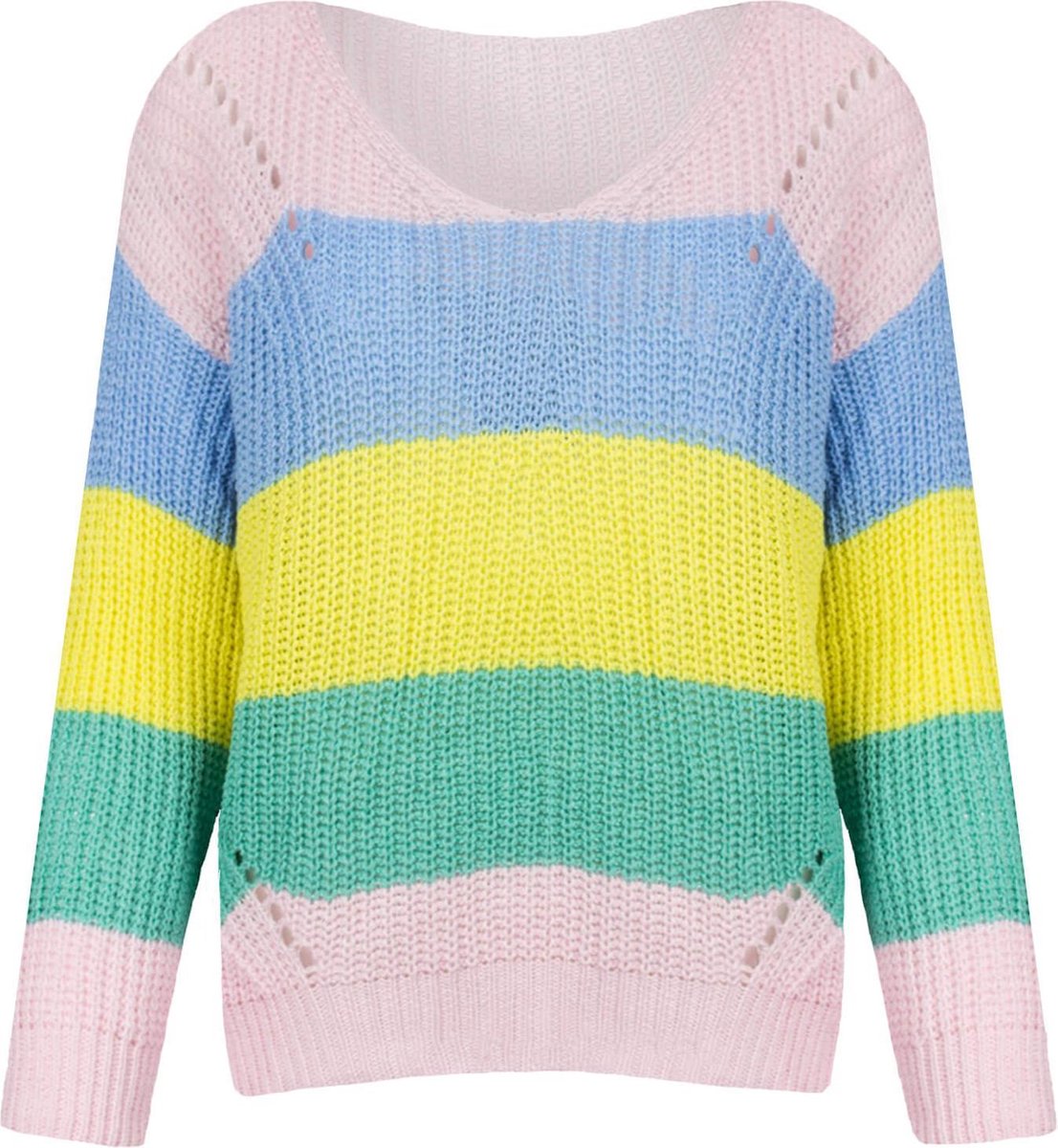 Pastels rainbow sweater