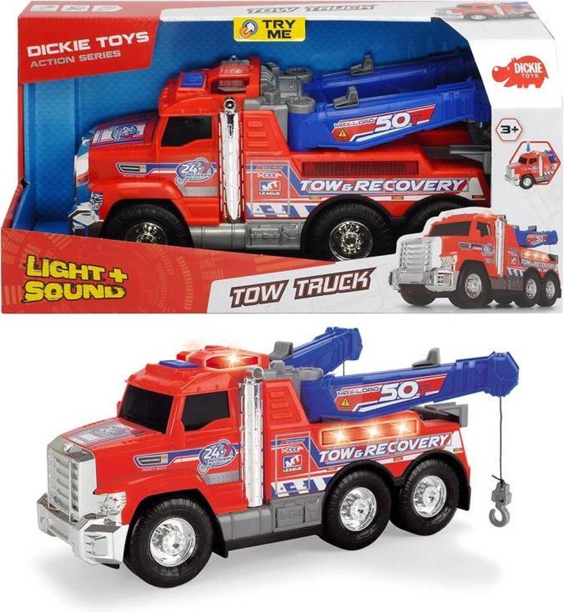 Dickie Toys Sleepwagen + Licht en Geluid