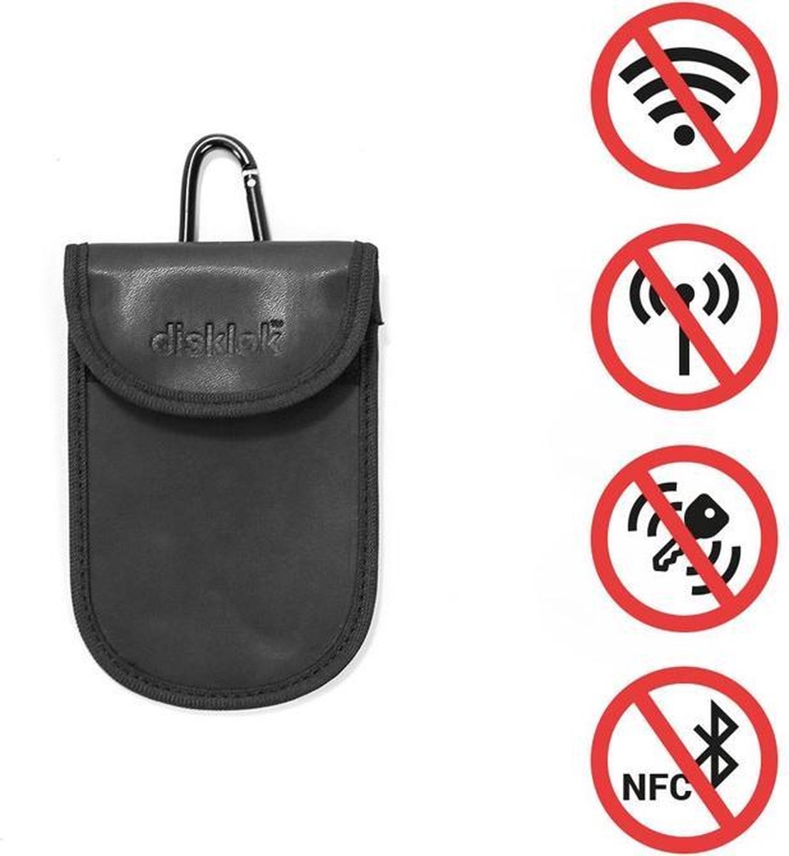 Defa Disklok Sleutelhoes RFID - Maat S - Anti-skimming