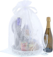 Shingyo 10 stuks Jumbo Organza Zakjes 50x65cm - Product Kleur: Wit