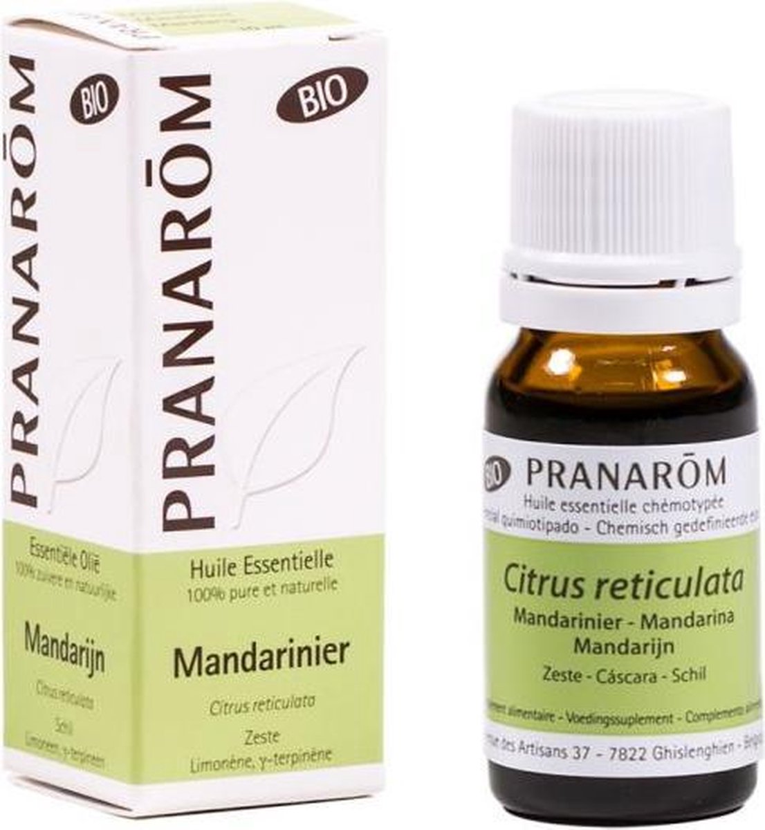 Pranarôm Etherische olie Mandarijn (Citrus reticulata) BIO (10 ml)