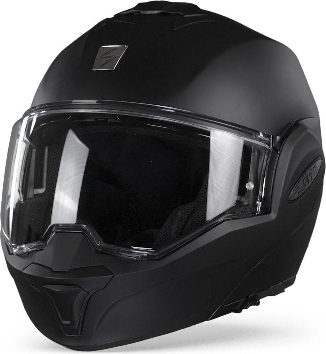 Scorpion Exo-Tech Solid Mat Zwart Systeemhelm - Motorhelm - Maat XS