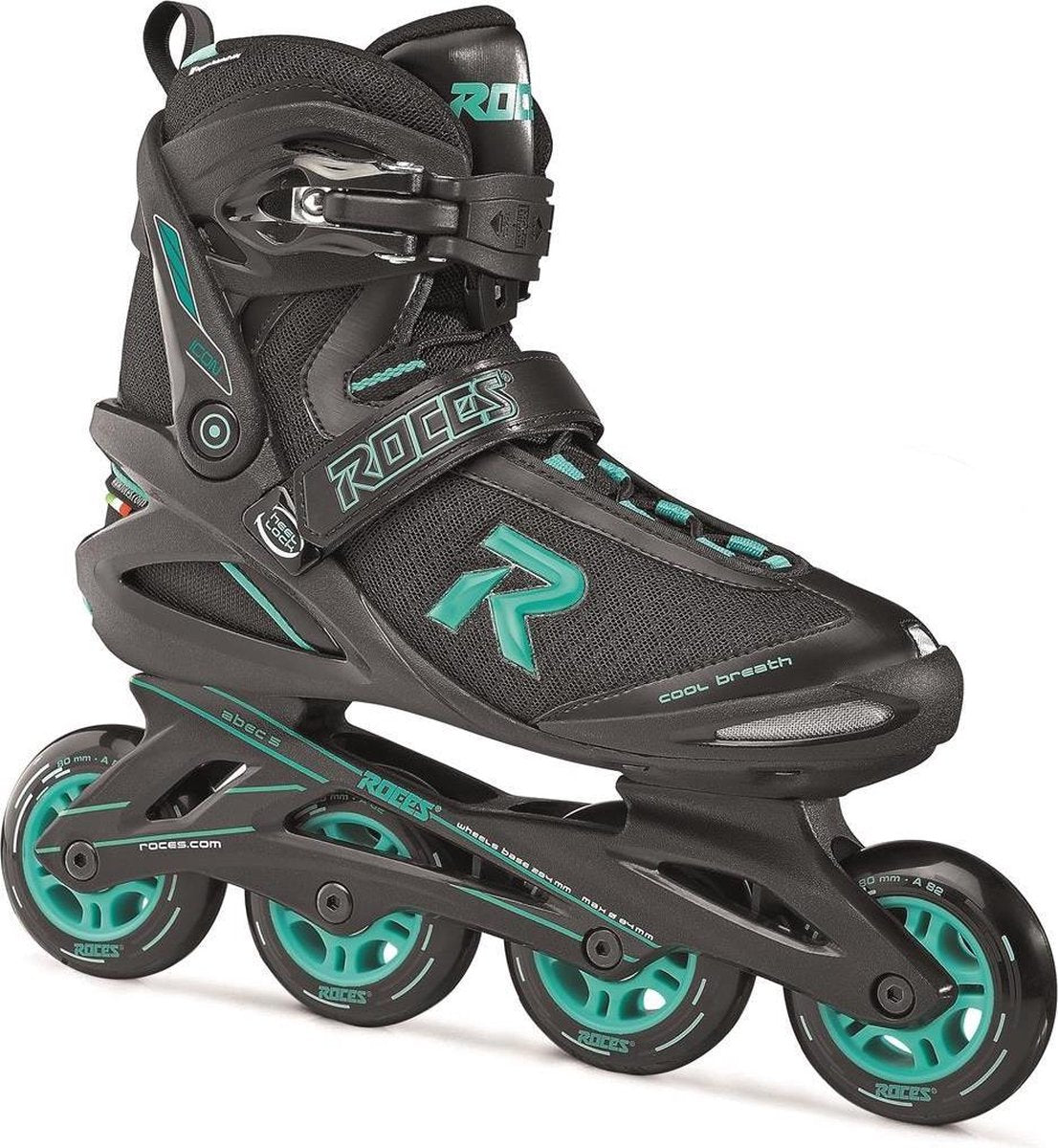 Roces ICON Inlineskates - Maat 37 - Vrouwen - Zwart/Blauw