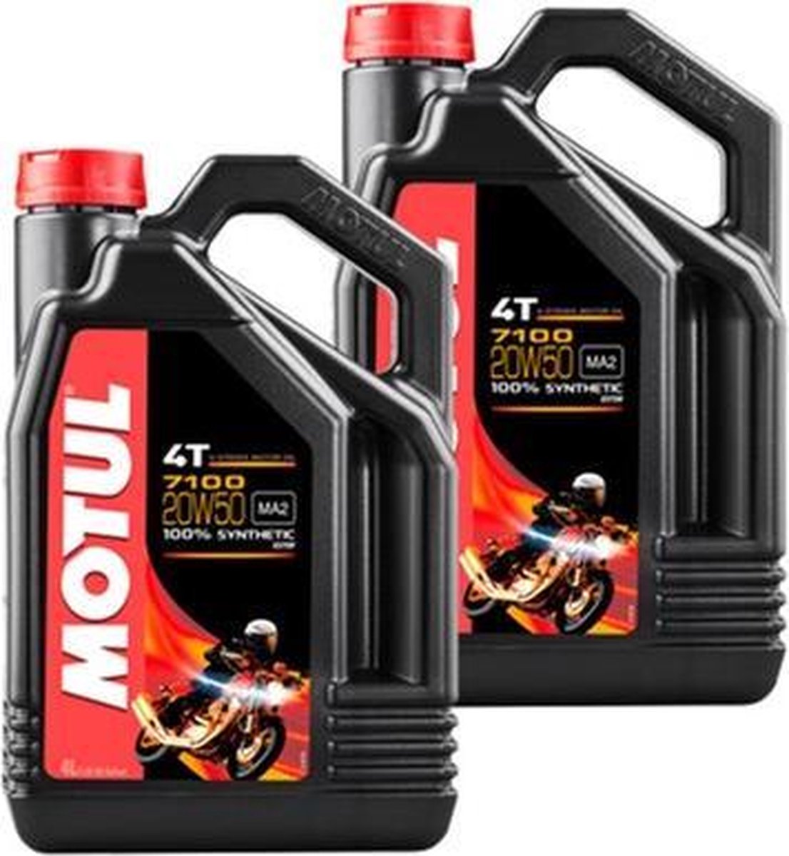 Motul Aanbieding: 2 X 7100 20W50 4T 4L