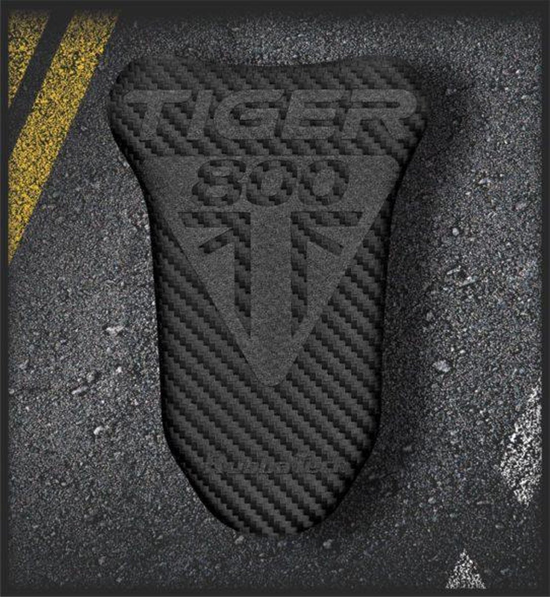 Rubbatech tankpad Triumph Tiger 800