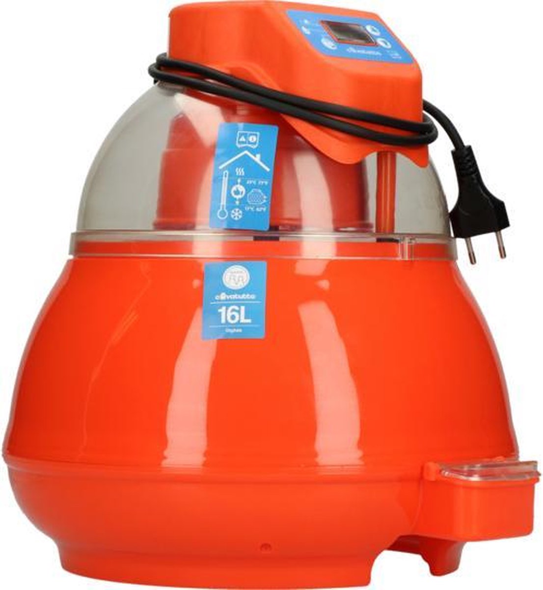 RelaxPets - Broedmachine - Digitale Broedmachine - Covatutto - 16 Liter - 31x38 cm
