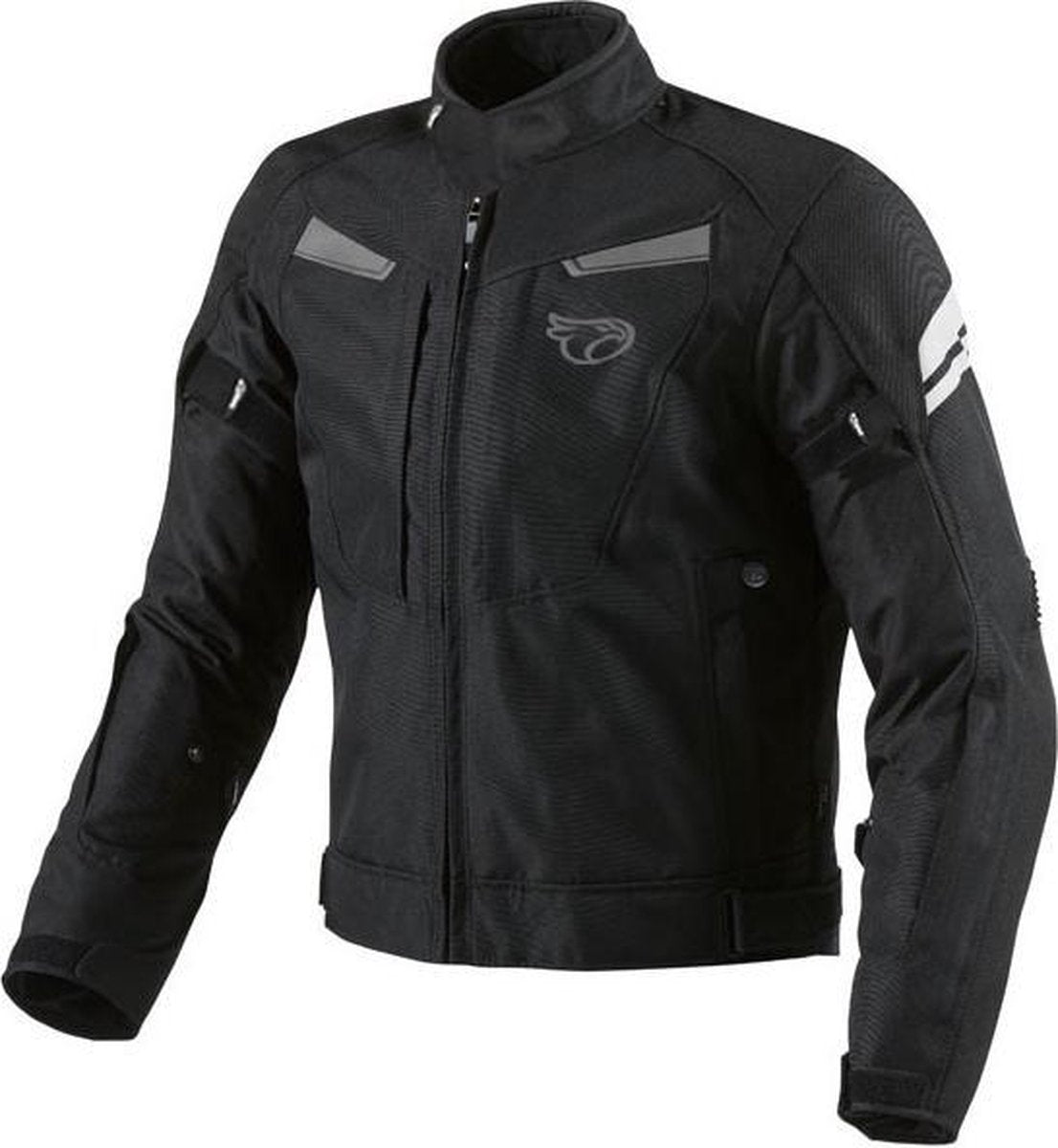 JET Textiele Motorjas Heren - Zwart - Maat 7XL