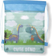 Zwemtas - Gymtas - Dino - Rugtas met trekkoorden - Dinosaurus - Jongens rugzak - GRATIS verzending
