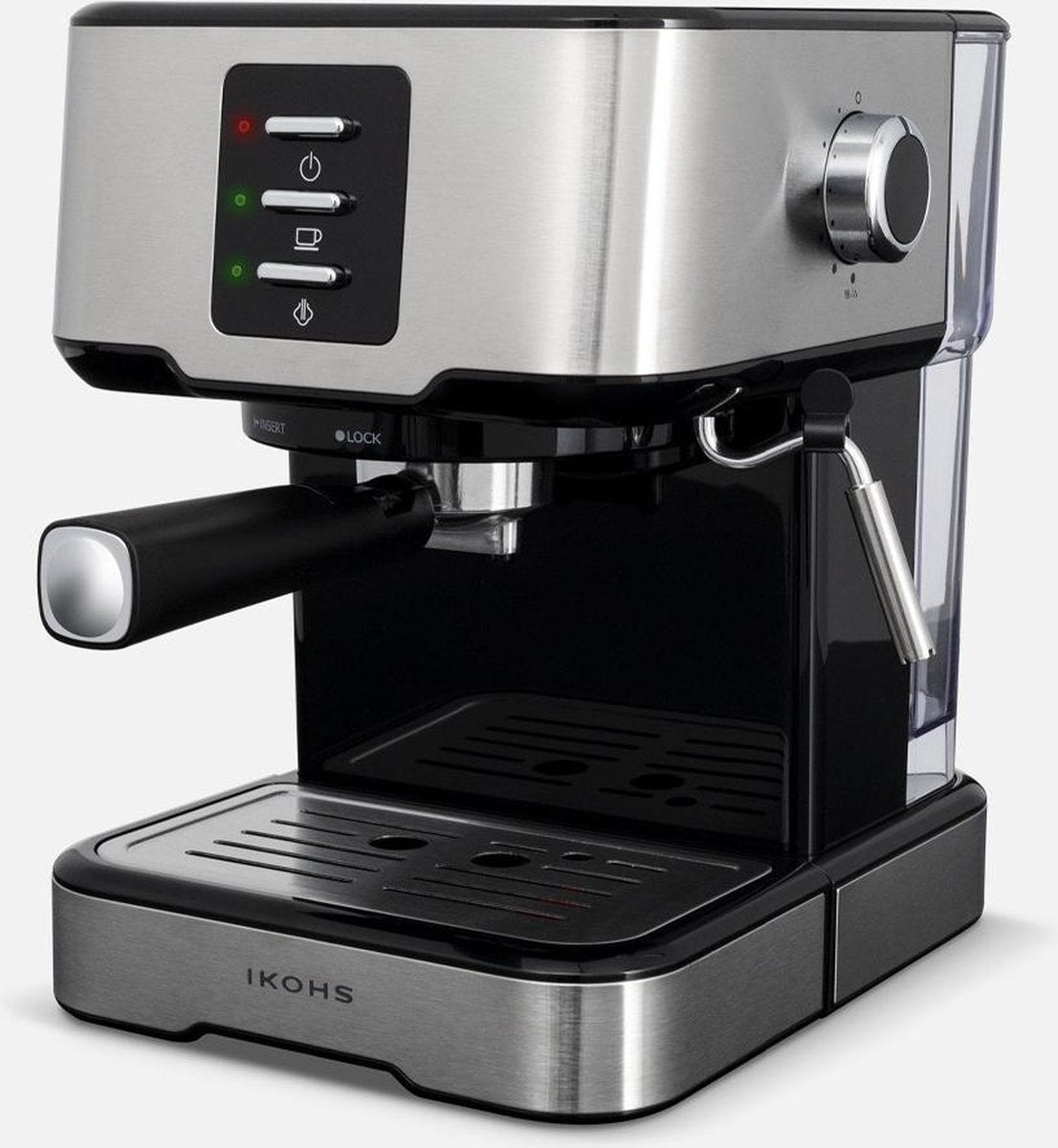 IKOHS Barismatic Espressomachine - Zilver - Geschikt voor Cappuccino en Latte Macchiato