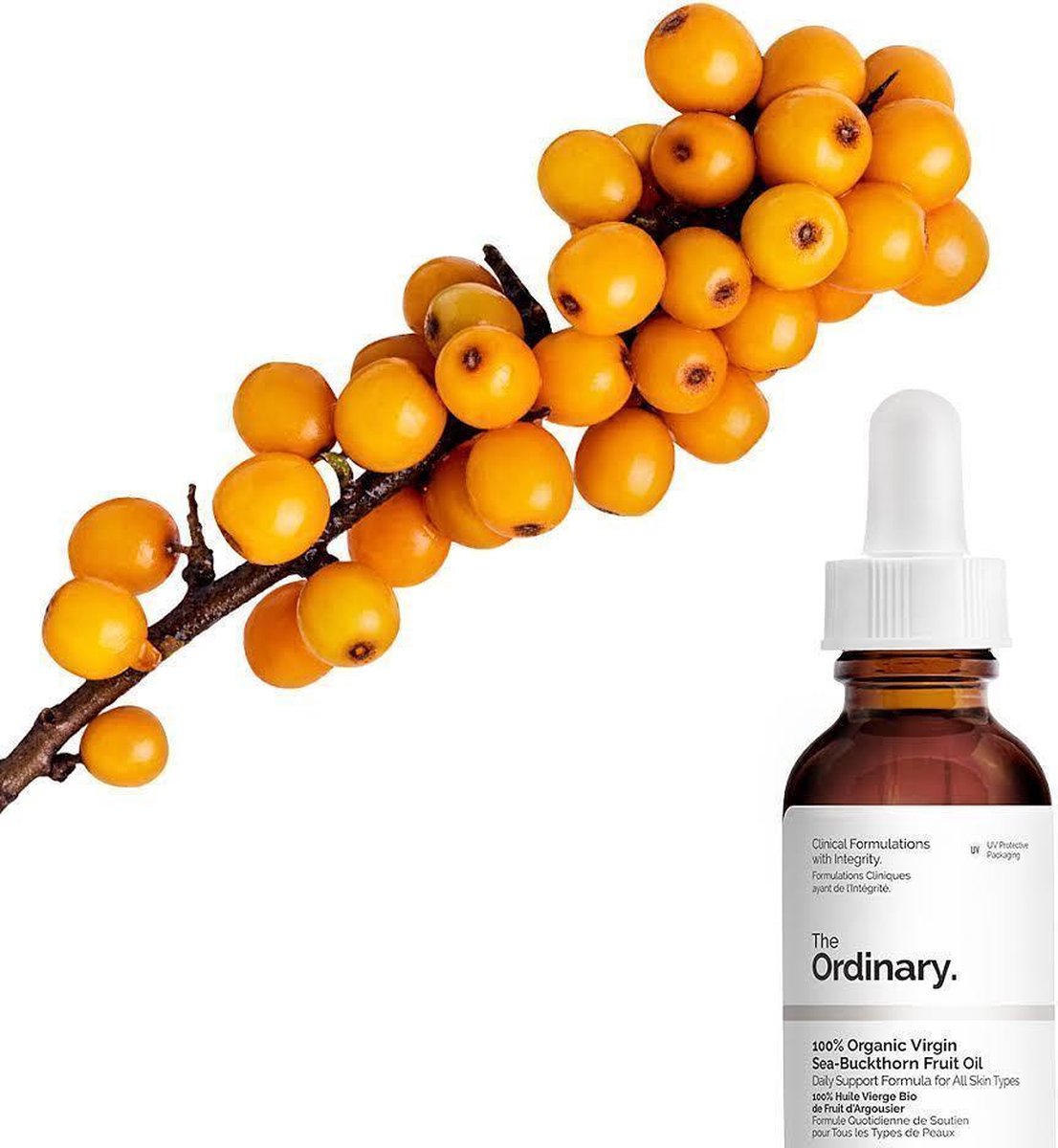 100% Organic Virgin Sea-Buckthorn Fruit Oil 30ml - The Ordinary