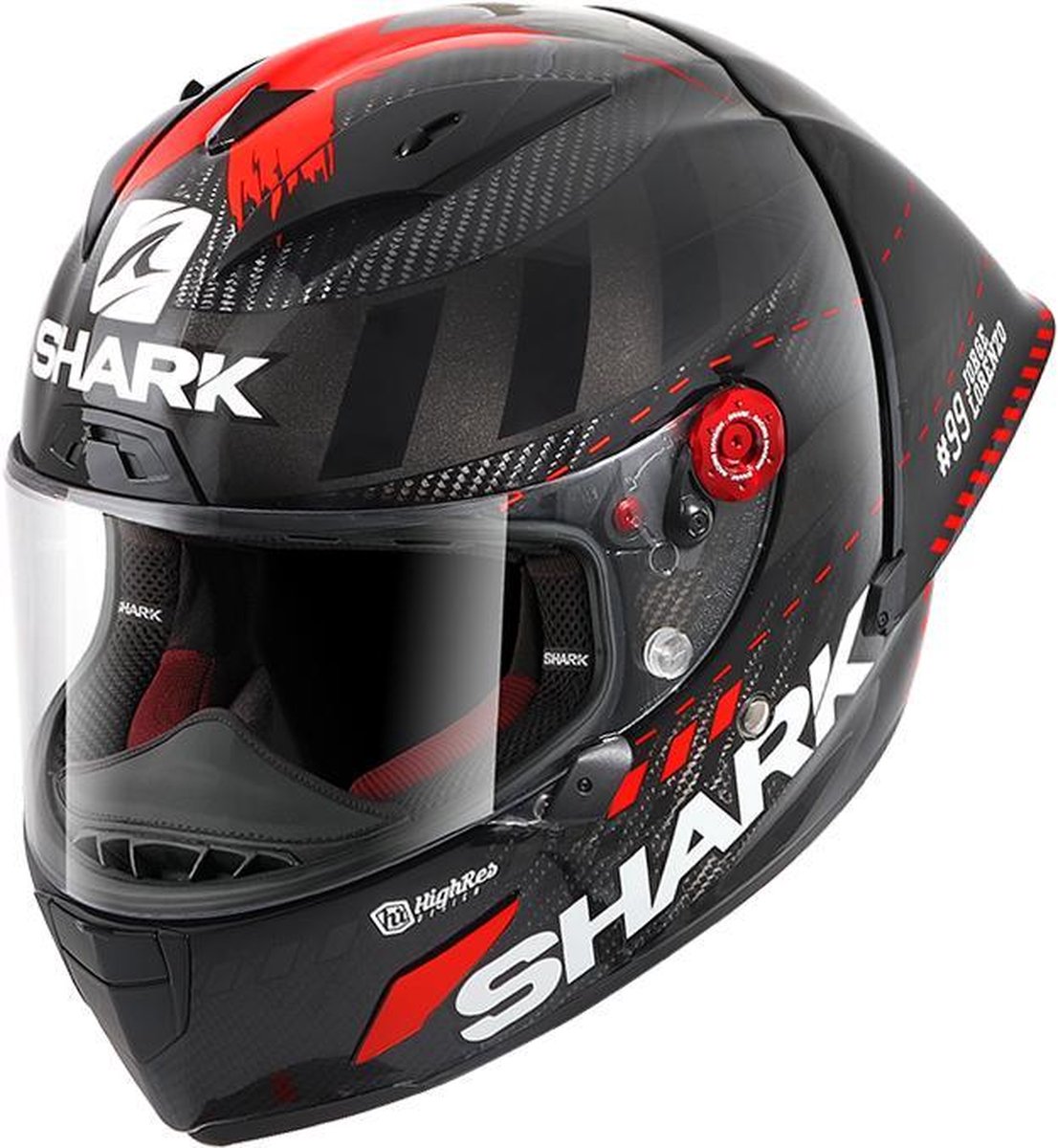 Shark Race-R Pro Gp Lorenzo Winter Test 99 motorhelm