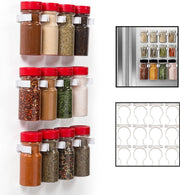 kruidenrek ophangbaar Kruiden organizer 4X  20 kruidenpotjes