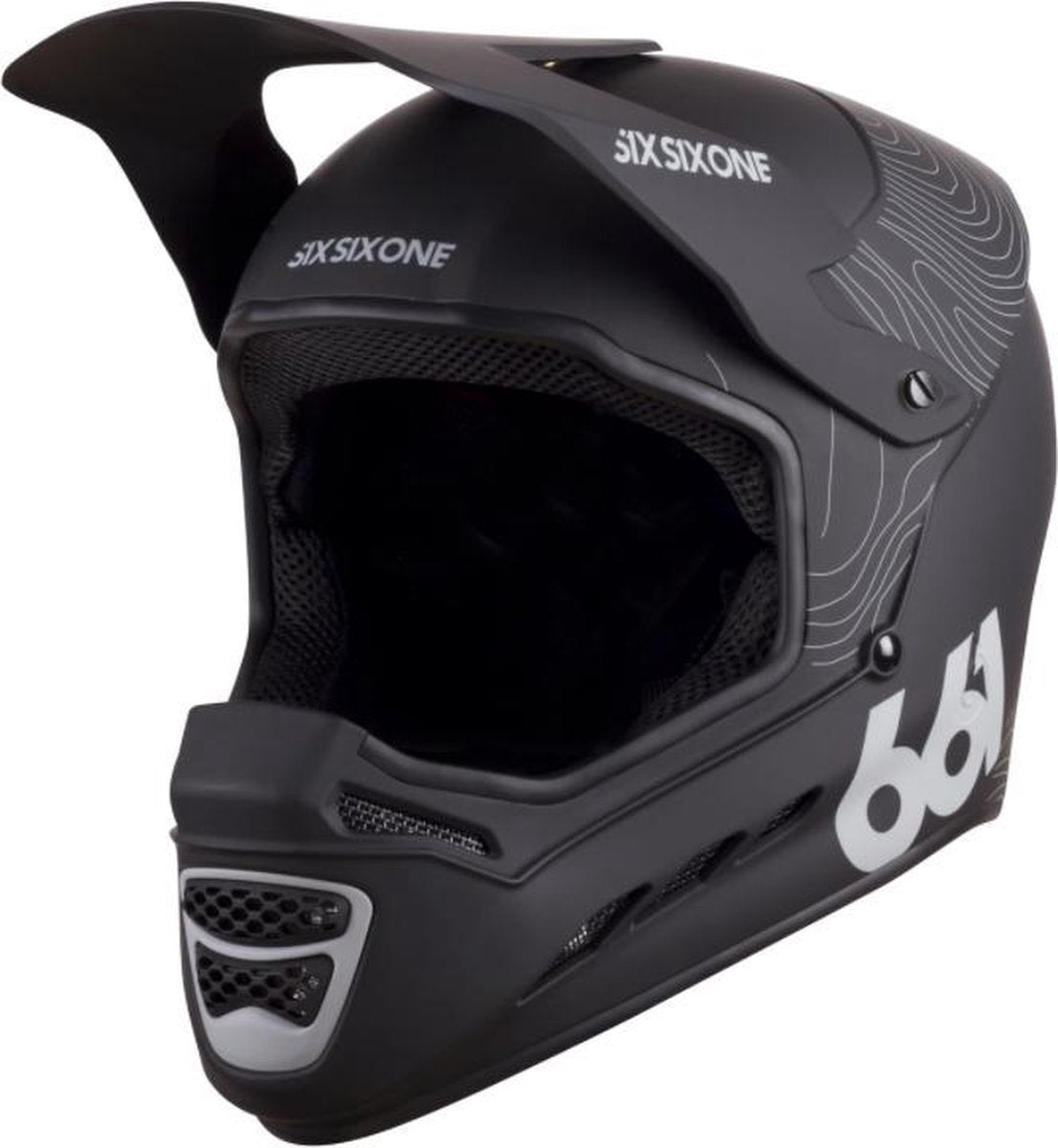 SixSixOne | RESET MIPS Helm Contour Black | maat L