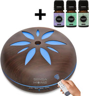 SensaHome ZEN500 Aroma diffuser - Inclusief Etherische Oliën - Zwart