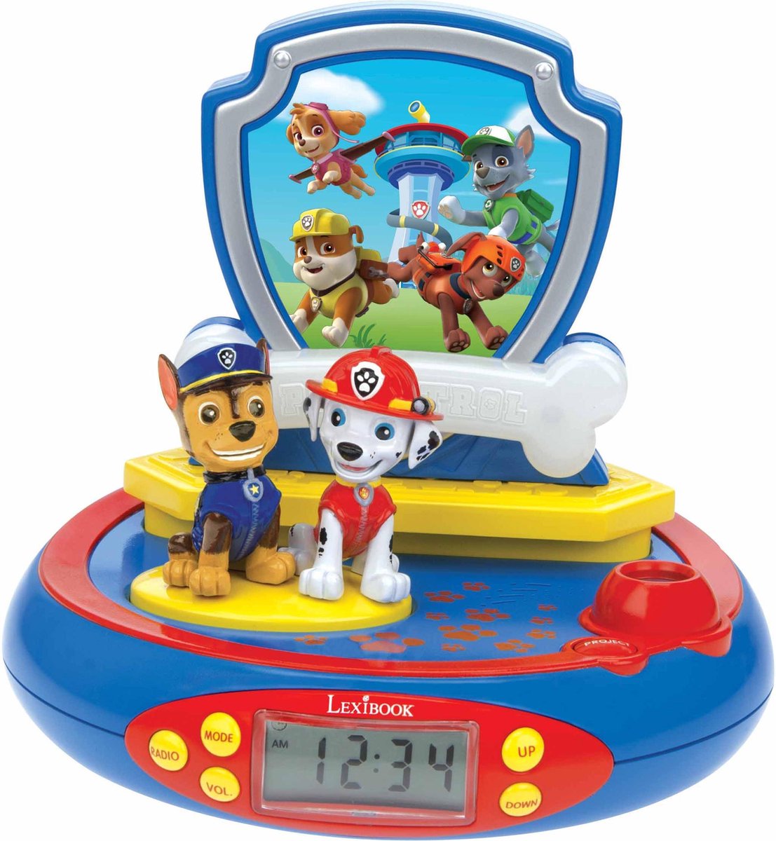 Lexibook Disney Paw Patrol projector wekker 3D