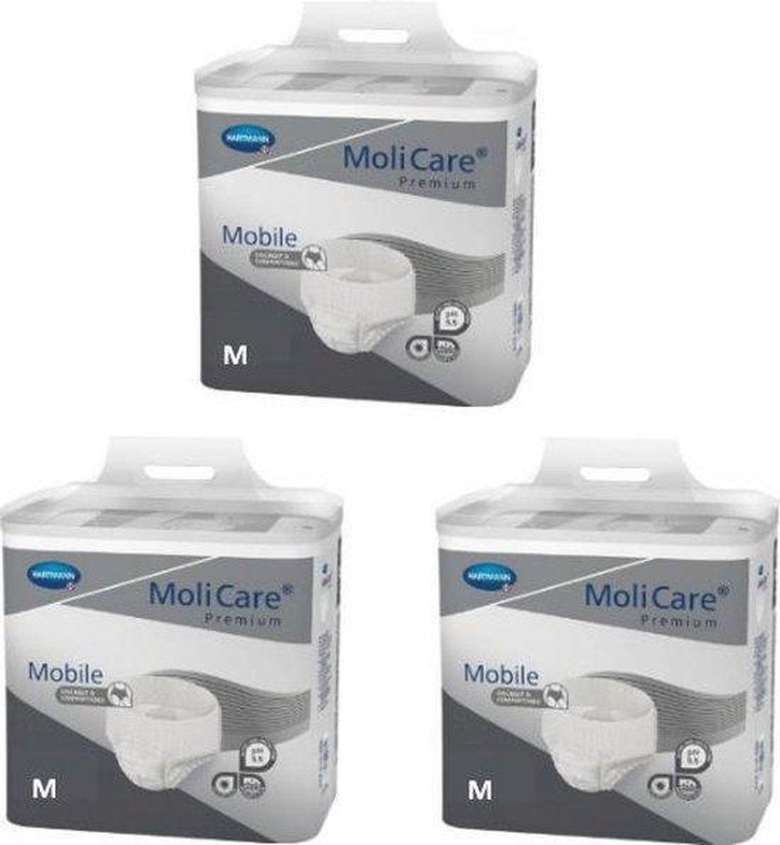 Hartmann Molicare Premium Mobile 10 druppels medium - Karton van 42 incontinentieslips