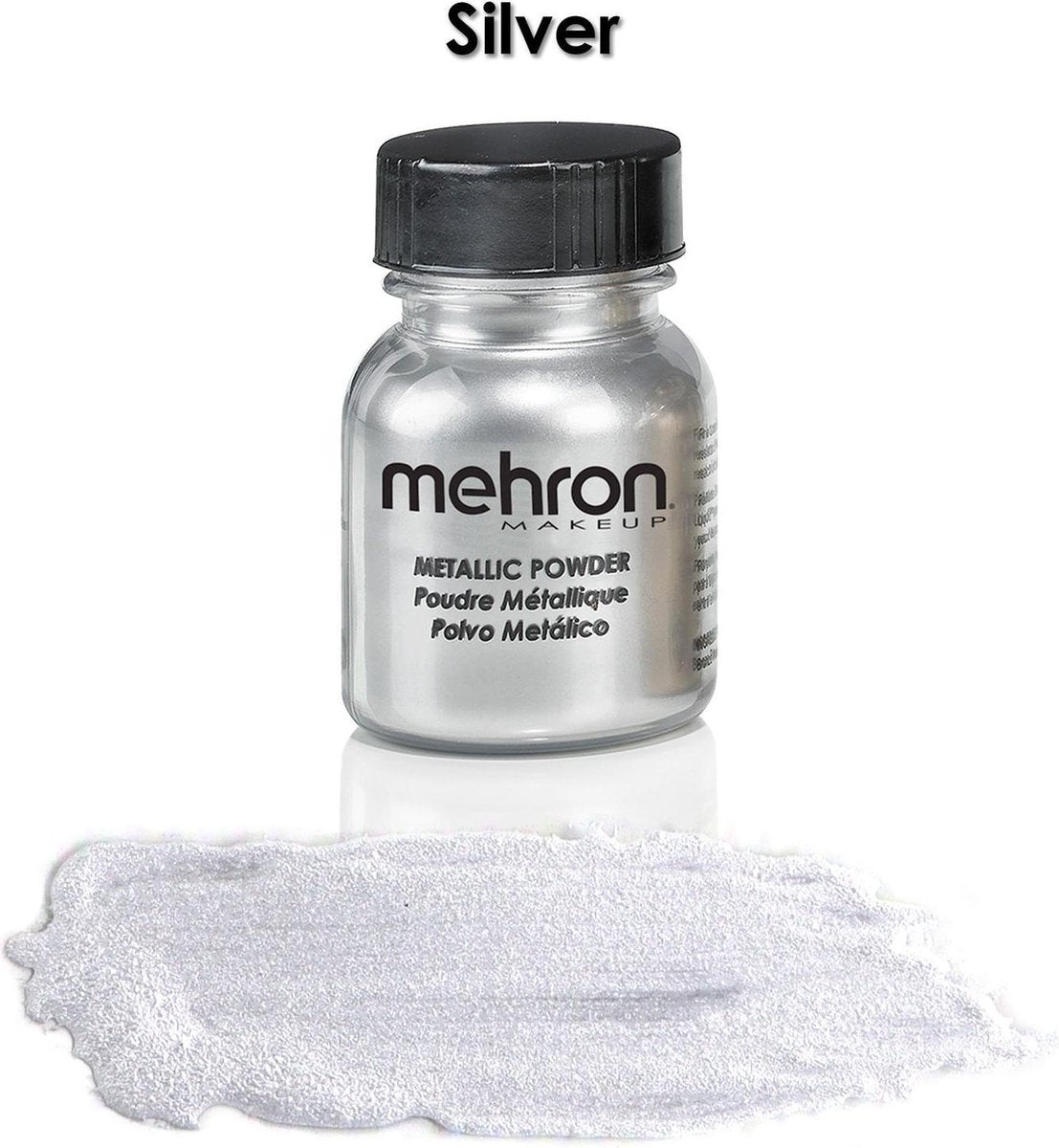 Mehron Schmink Metallic powder - Zilver